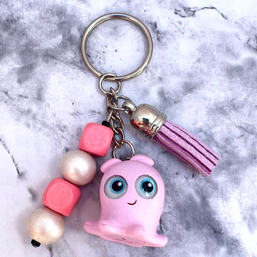 Disney Doorable Pearl Finding Nemo Keychain New